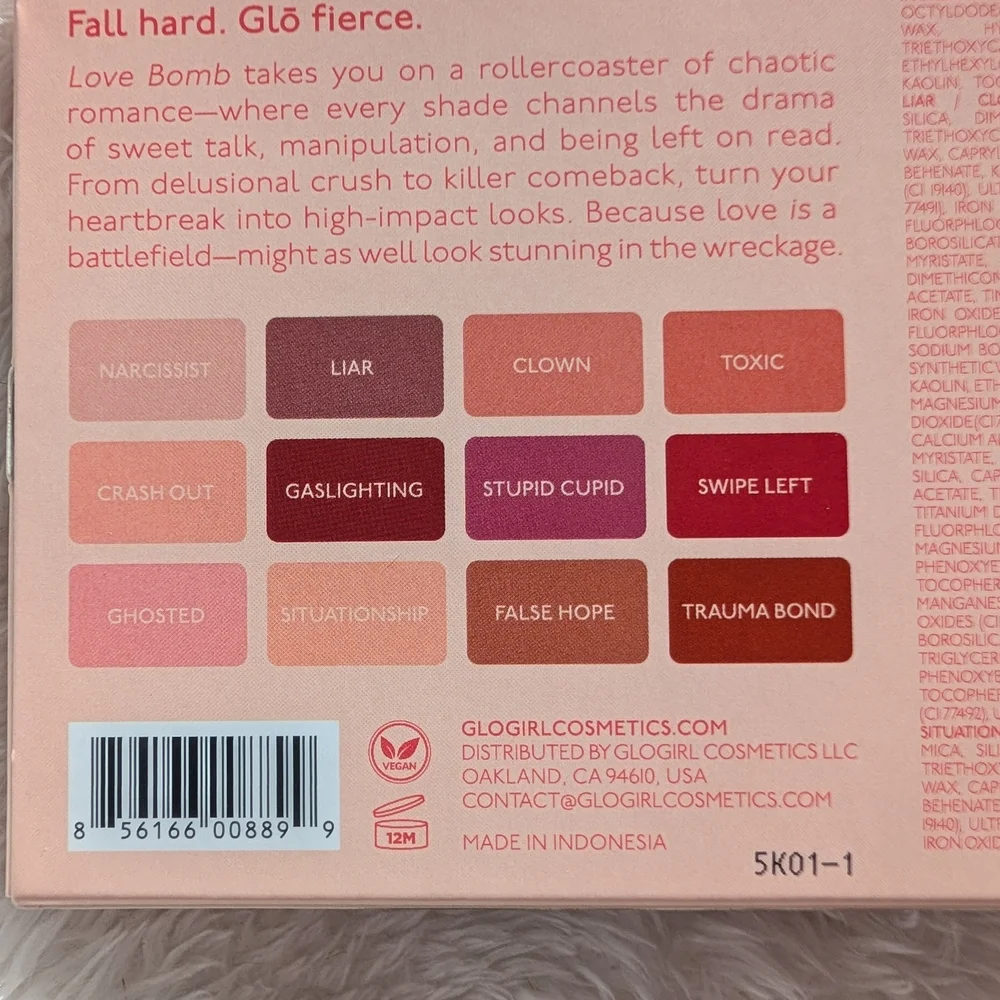 Love Bomb Eyeshadow Palette - Vibrant Multicolor